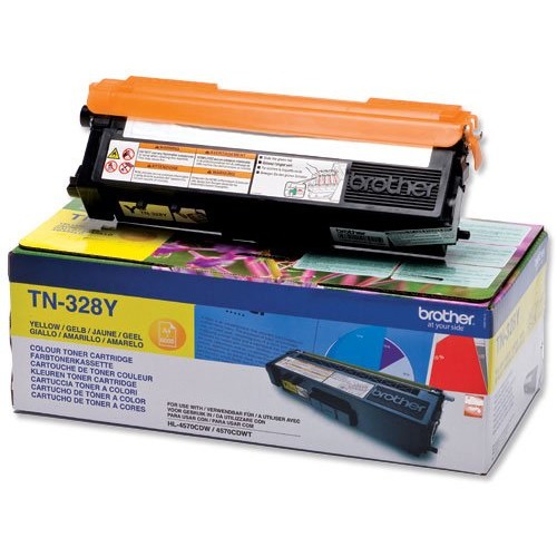 Toner laser TN328Y, yellow, 6000 pag, HL4570CDW