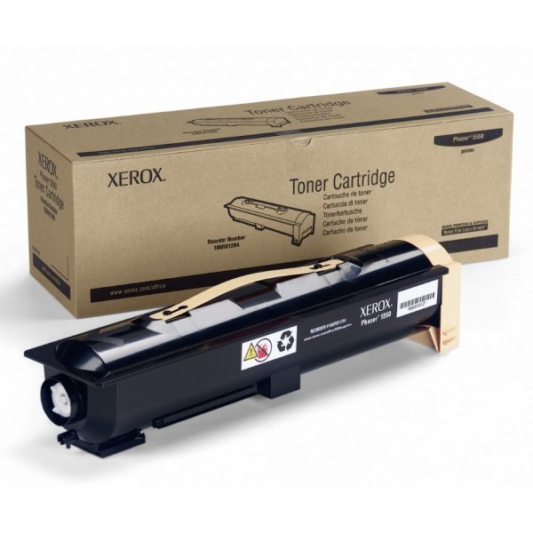 Toner laser Xerox 106R01294, Negru 35.000 pag, Phaser 5550