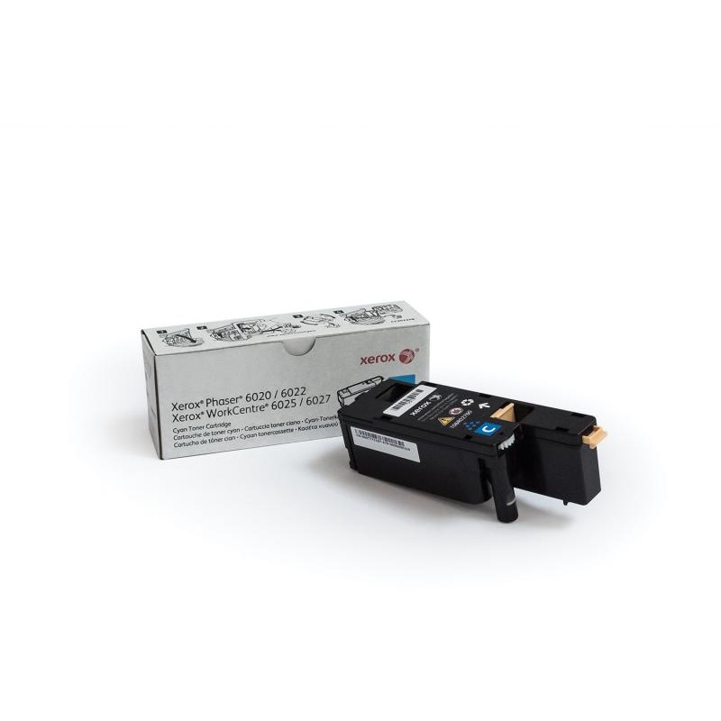 Toner XEROX pentru Phaser 6020&6022, WorkCentre 6025&6027, Cyan