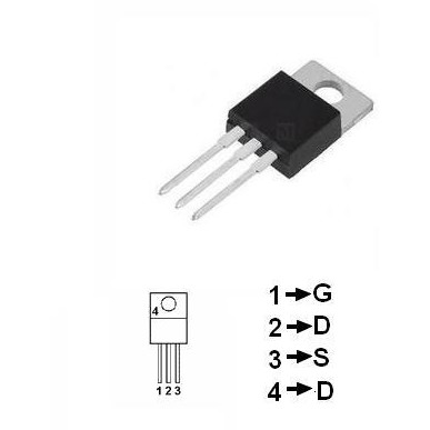 TRANZISTOR MOS CANAL N 4A 75W BUZ90