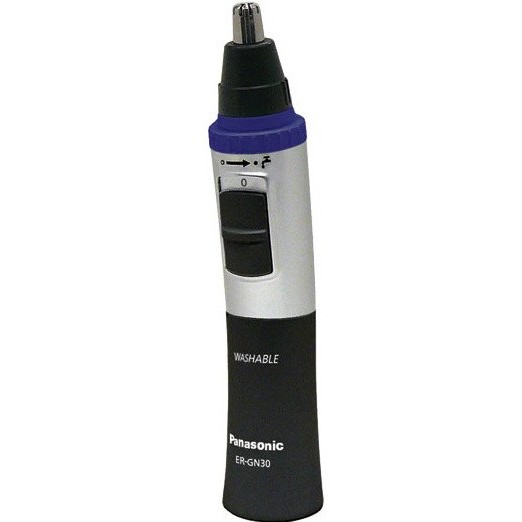 Trimmer pentru nas si urechi ER-GN30-K503, Baterii, Lavabil, Negru/Argintiu