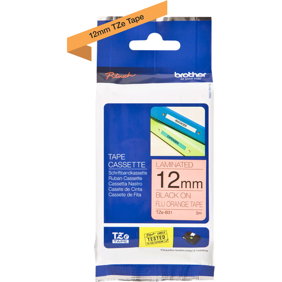 TZE-B31 LAMINATED TAPE 12MM
