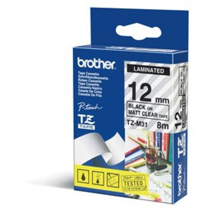 TZE-M31 LAMINATED TAPE 12MM 8M