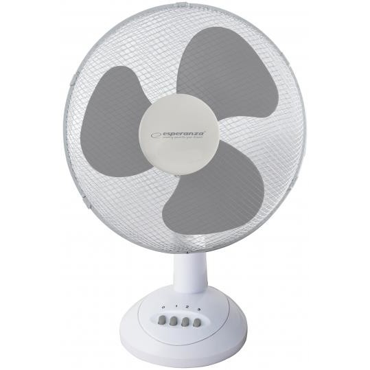 Ventilator de birou EHF003WE, 40W, Alb/Gri