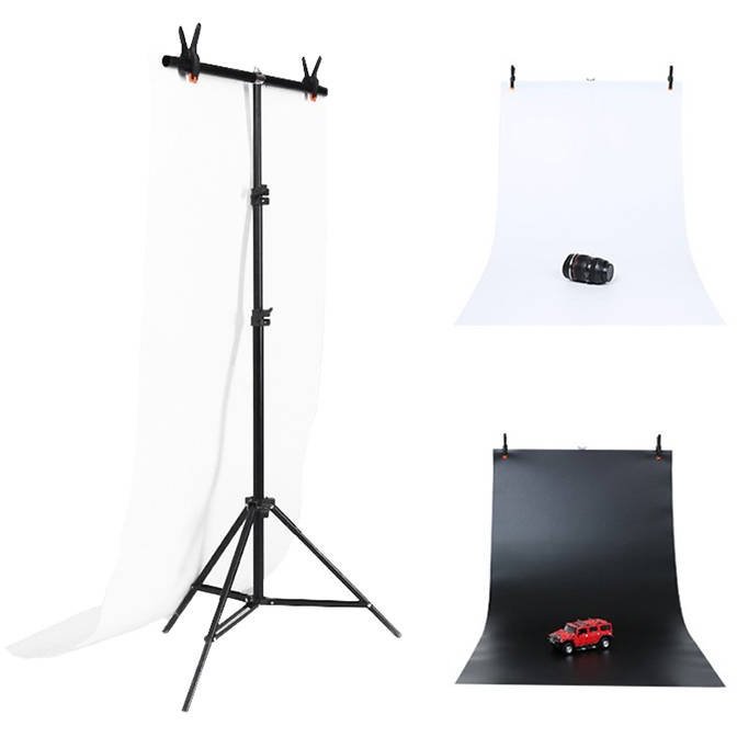 Accesoriu Camera Video Actiune , 70x200cm, Negru/Alb