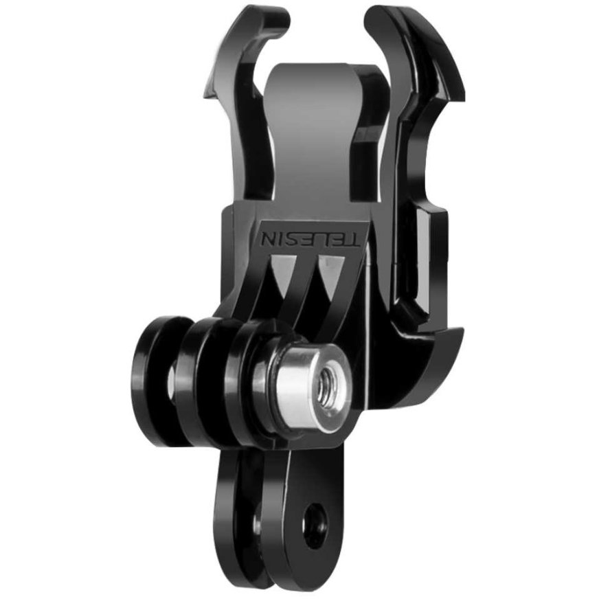 Accesoriu Camera Video Actiune Dual Mount J-Hook pentru camere video sport, Negru