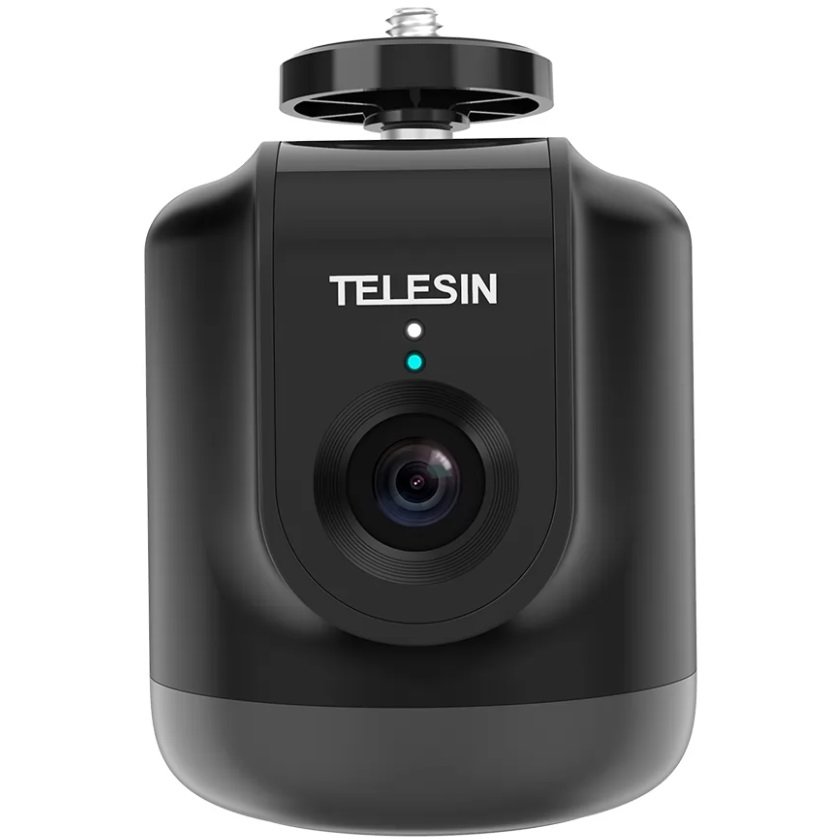 Accesoriu Camera Video Actiune pentru camere video sport si telefoane, Functie urmarire faciala, Telecomanda, Cablu USB-C, Negru