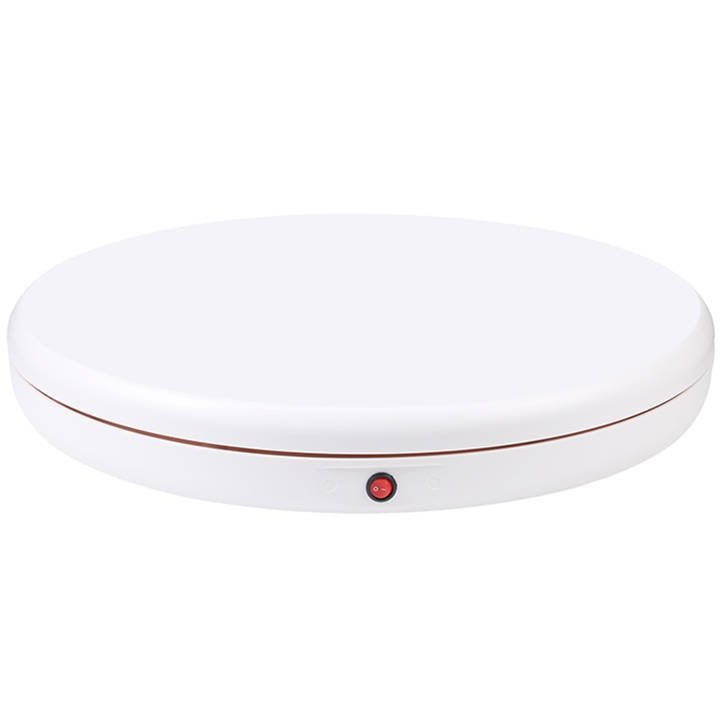 Accesoriu Camera Video Actiune pentru poze, filmulete sau expunere produse, Diametru 45 cm, Greutate maxima 100 kg, telecomanda inclusa, Alb