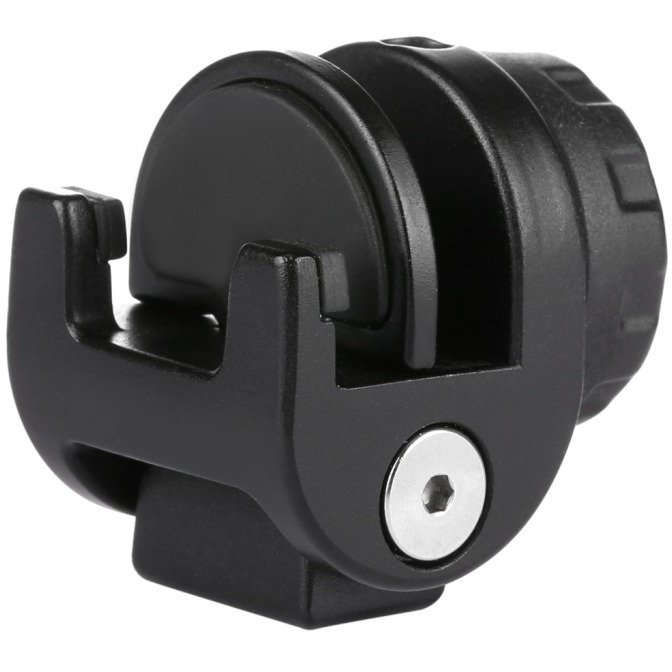 Accesoriu Camera Video Actiune , Reglabil, Rotatie 360, compatibil cu trepied cu surub de 1/4, Negru