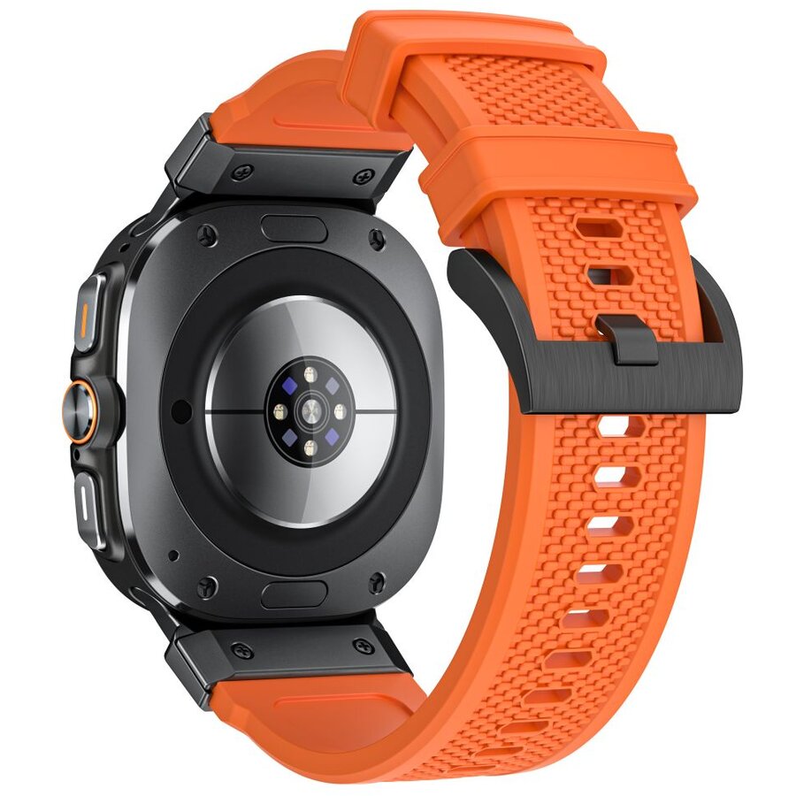 Accesoriu smartwatch Delta Pro compatibila cu Samsung Galaxy Watch Ultra 47mm Orange