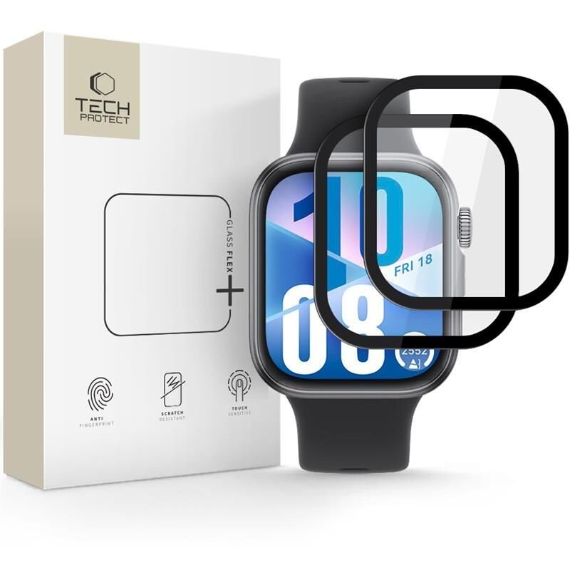 Accesoriu smartwatch Glass Flex+ compatibil cu Huawei Watch Fit 4 Black