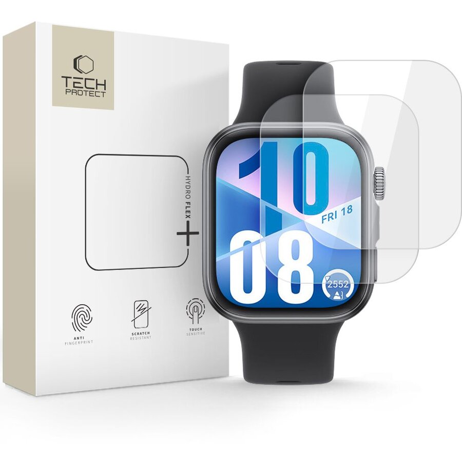 Accesoriu smartwatch Hydro Flex+ compatibil cu Huawei Watch Fit 3/4 Clear