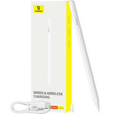 Active Stylus Smooth Writing Series With Wireless And Cabled Charging Alb