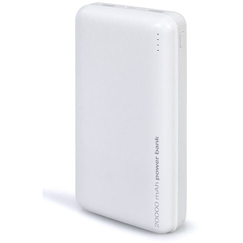 Acumulator Extern 20000mAh 2xUSB Out 1xUSB Type-C / 1xMicroUSB In Indicator LED Alb