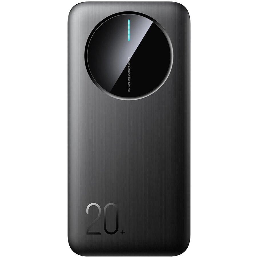 Acumulator extern JR-PBF14, 20000 mAh, USB-C si 2x USB, 2.4A, Negru