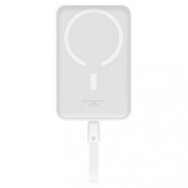 Acumulator Extern Magnetic Mini 10000mAh 20W MagSafe Alb