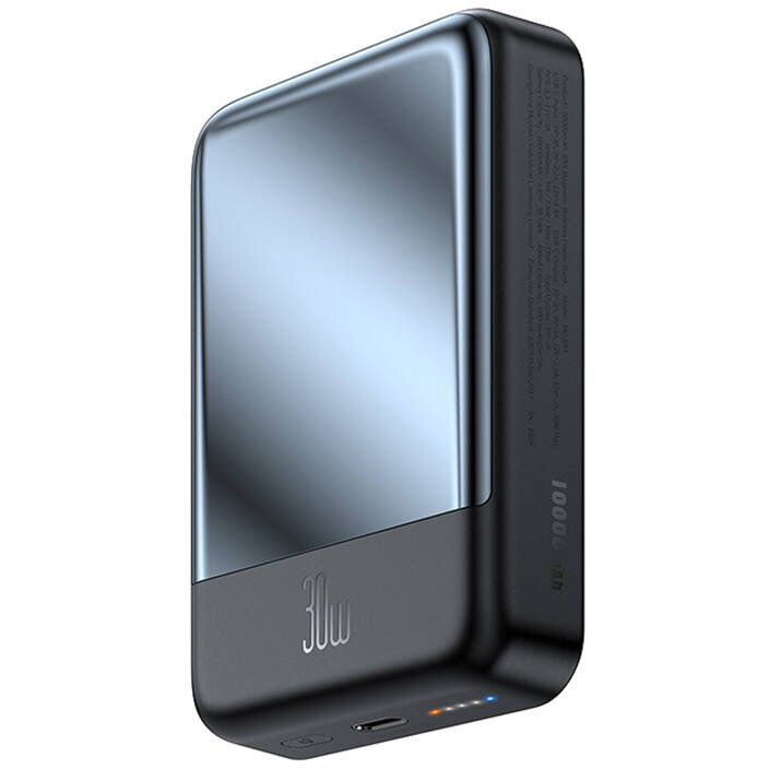 Acumulator extern MC-5931 Magnetic, 30W, 10000 mAh, Incarcare Wireless 15W, Negru