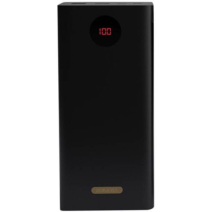 Acumulator extern PEA60, 60000 mAh, 22.5W, 3x USB, Type C, QuickCarge 3.0, afisaj digital LED, Negru