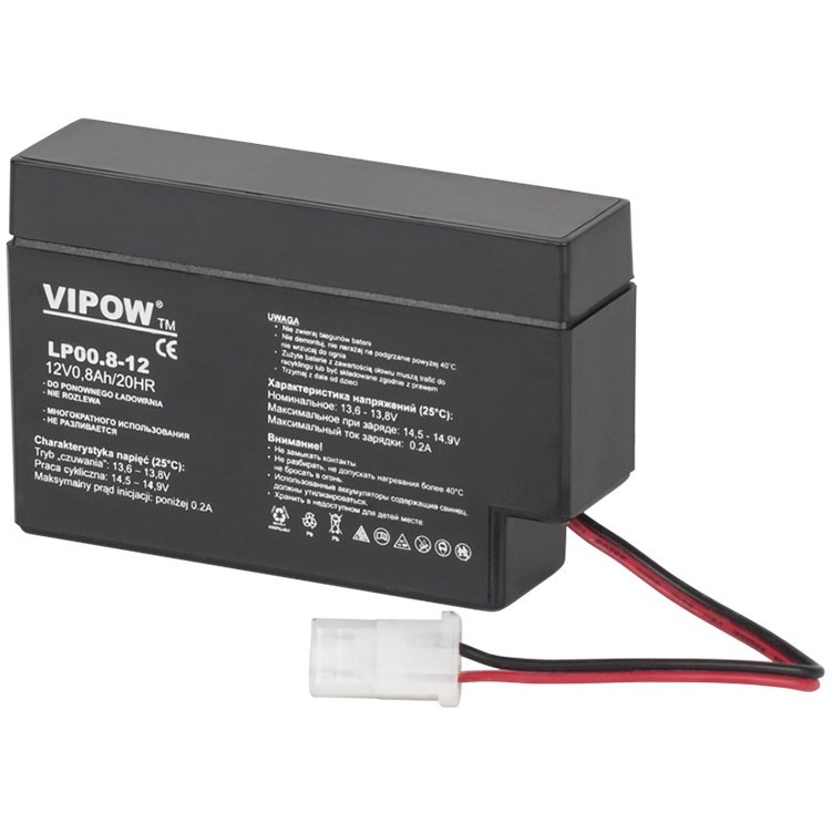 Acumulator Gel Plumb 12V 0.82AH Negru