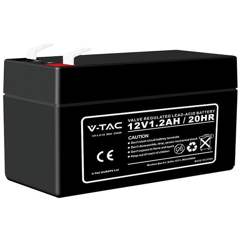 Acumulator Gel Plumb 12V 1.2AH Negru