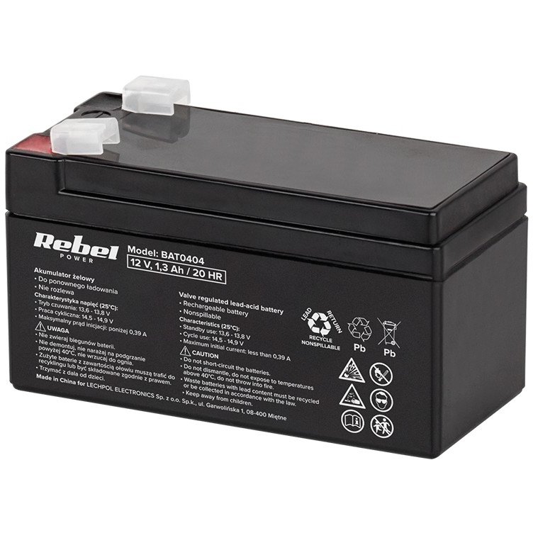 Acumulator Stationar SLA 12V 1.3AH Negru