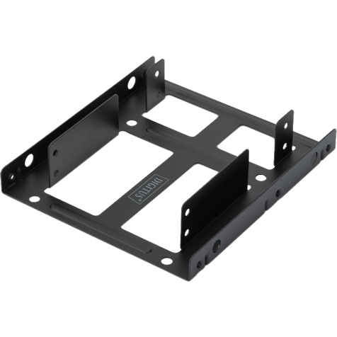 Adaptor 2 x HDD/SSD 2.5 La 1 Bay x 3.5 Negru