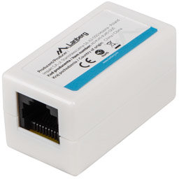 Adaptor 2x RJ45 White