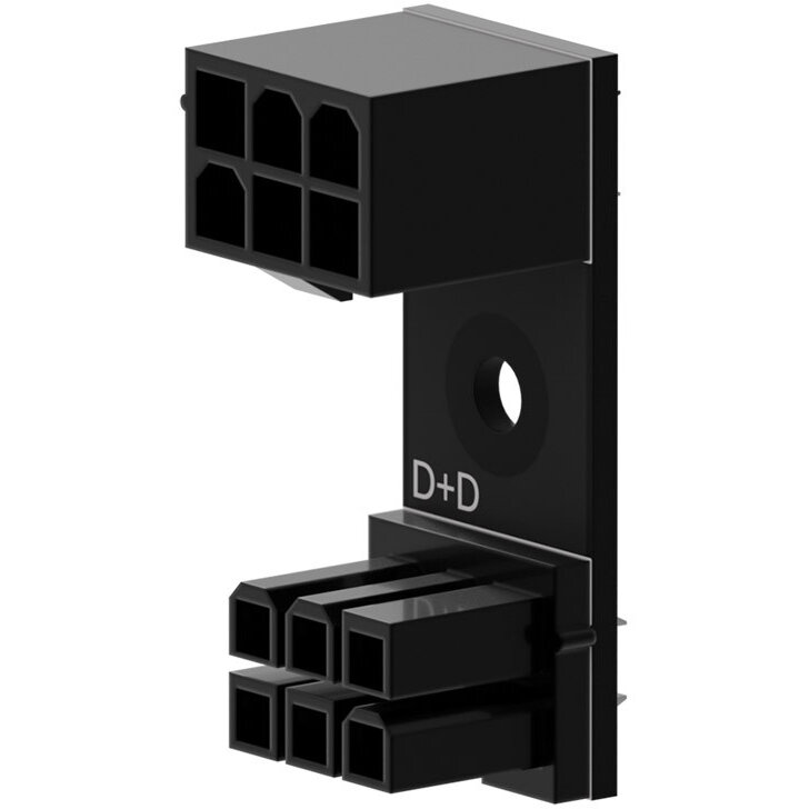 Adaptor 6-Pin PCIe 180  D+D Negru