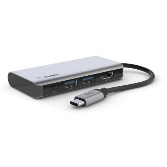 Adaptor CONNECT USB-C  Multiport  Gri