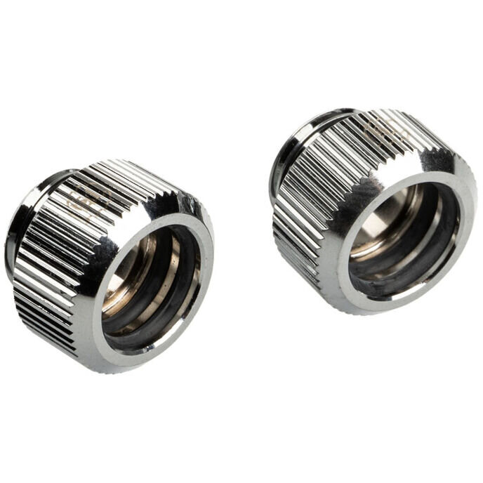 Adaptor G1/4 inch AG  12mm AD x2 Argintiu