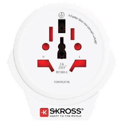 Adaptor Priza Universal 1.500267 World la-UK USB Alb