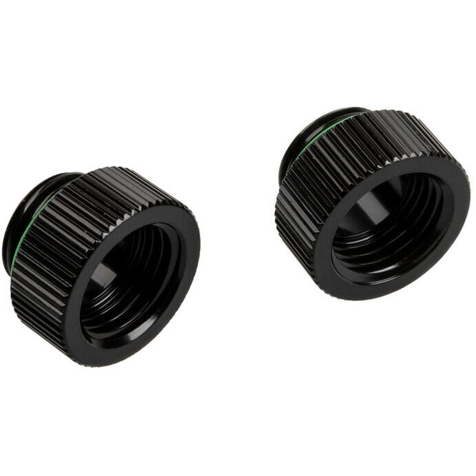 Adaptor Racire Apa G1/4inch AG  G1/4inch IG  x2 Negru