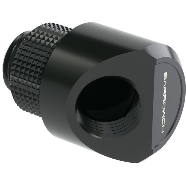 Adaptor Racirea  Apa 45 Grade G1/4inch Negru