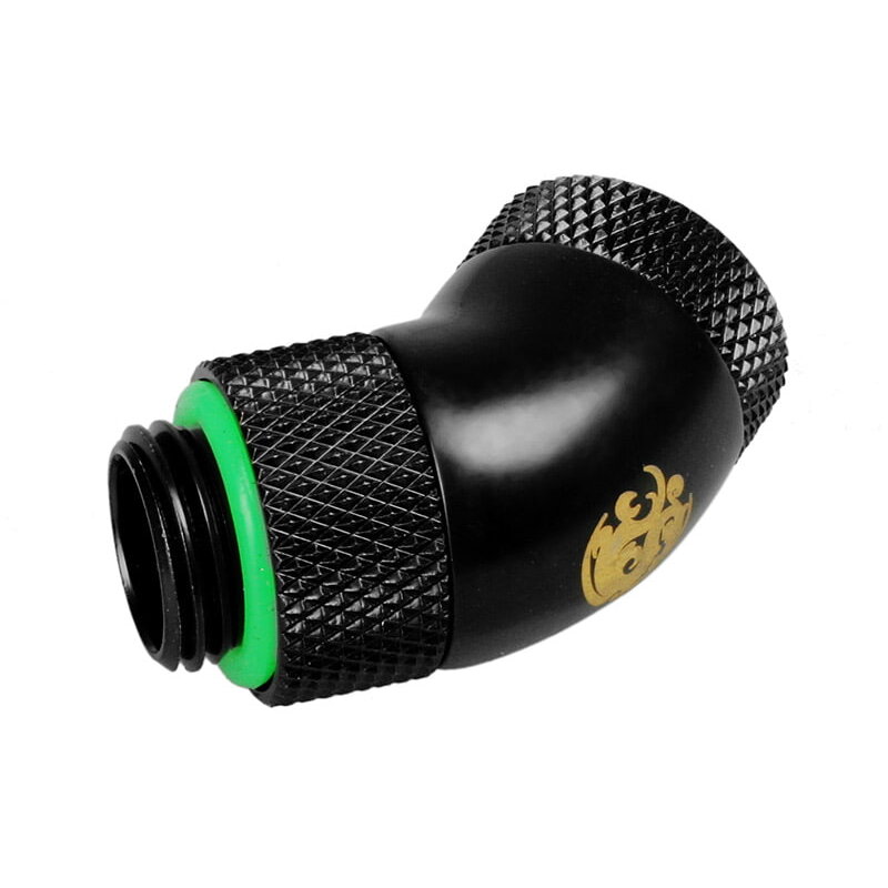 Adaptor Racirea  Apa 45 Grade G1/4inch   Negru