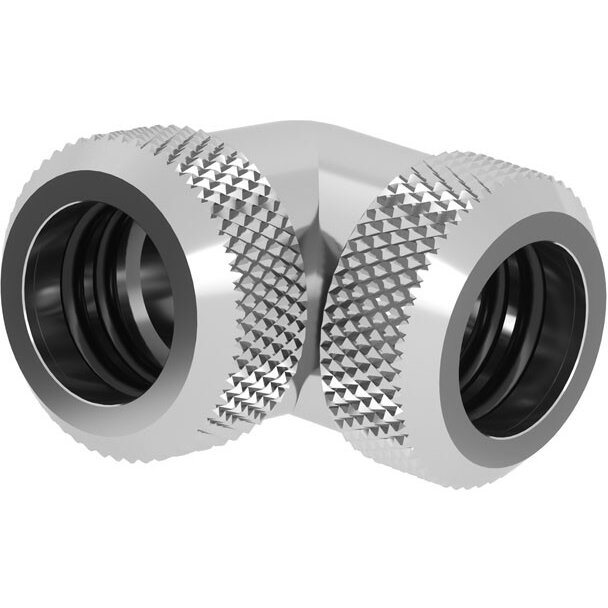 Adaptor Racirea  Apa 90 Grade 12mm AD Alama Nichelata Argintiu