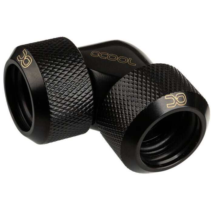 Adaptor Racirea  Apa 90 Grade 16mm  Negru