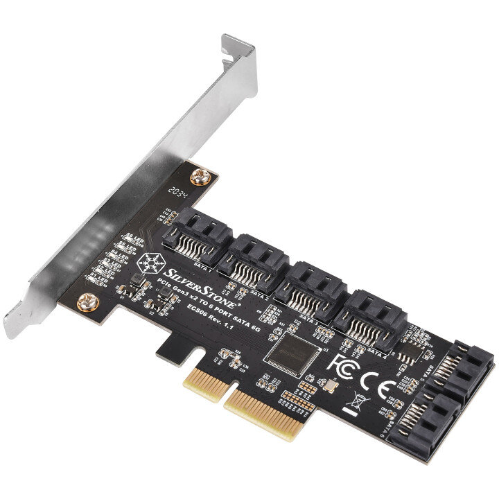 Adaptor  SATA SST-ECS06    PCIe 3.0 6x SATA 6G  Low Profile