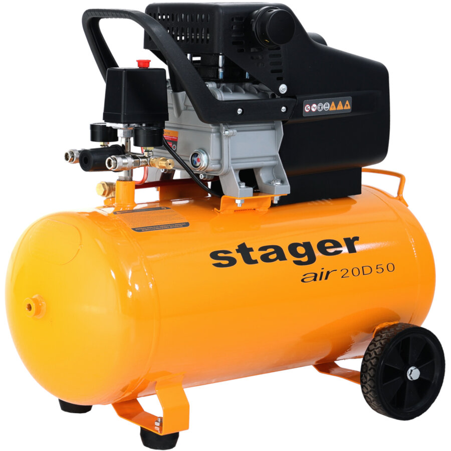 Air 20D50 compresor aer 50L 8bar 200L/min monofazat angrenare directa