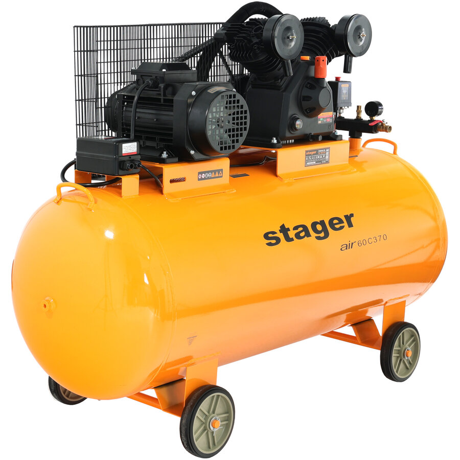 Air 60C370 compresor aer 370L 10bar 600L/min trifazat angrenare curea