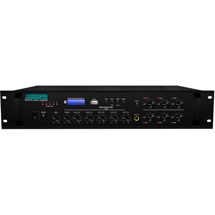 Amplificator cu mixer MP310U 120W Negru