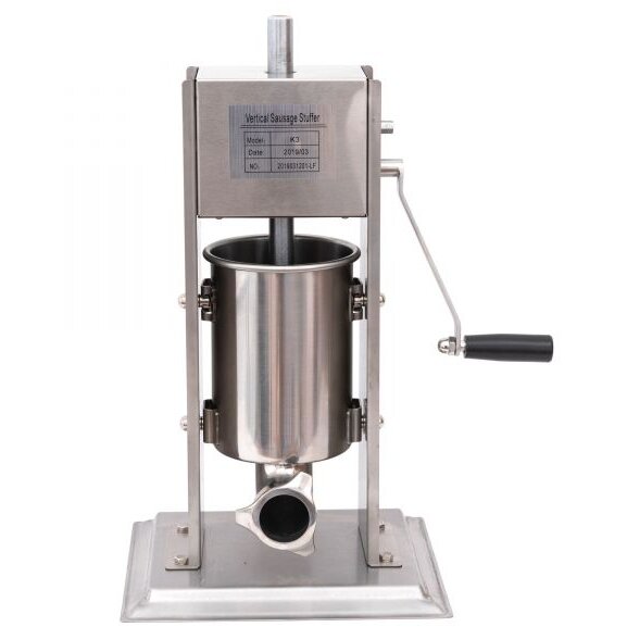 Aparat Carnati ML-S3  Mecanic  Inox Integral  3 Kg + 6 Palnii Argintiu