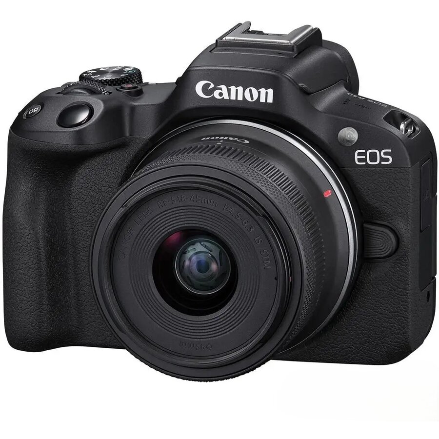 Aparat foto EOS R50 + RF-S 18-45mm F4.5-6.3 IS STM (black)