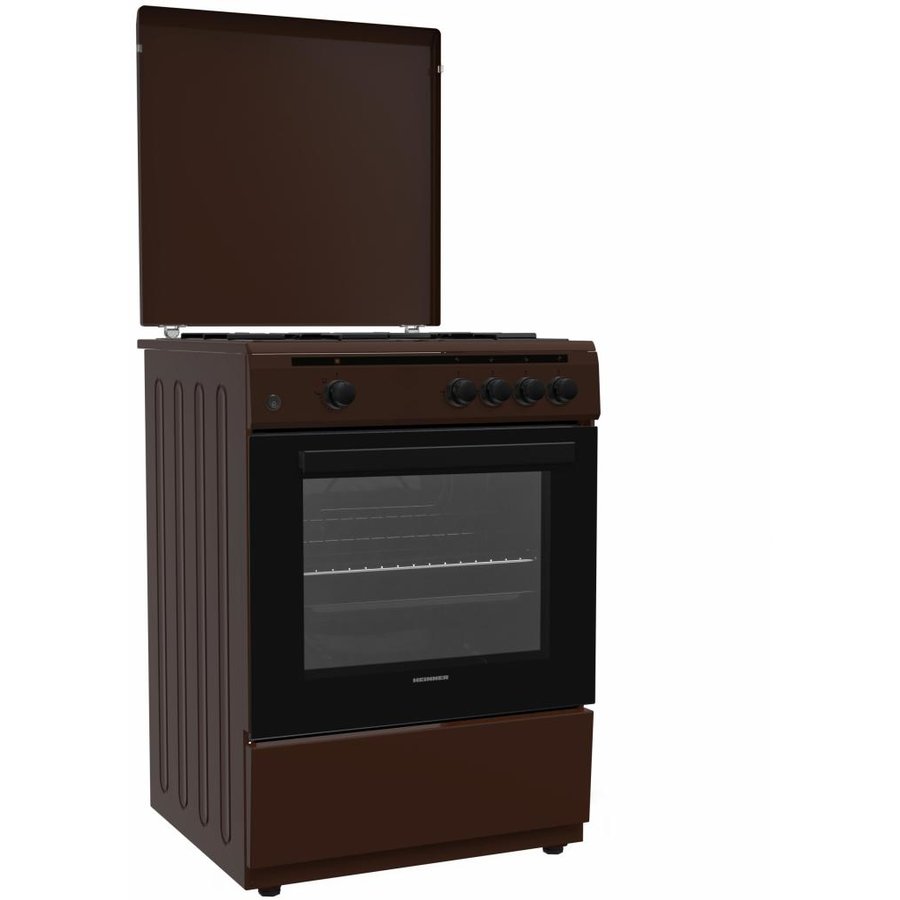 Aragaz HFSC-V60BRW Gaz 4 arzatoare Brown