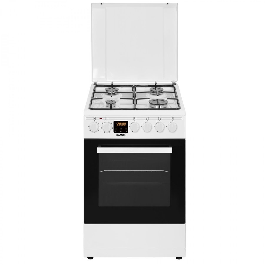 Aragaz SM563AENS Gaz 4 arzatoare Alb