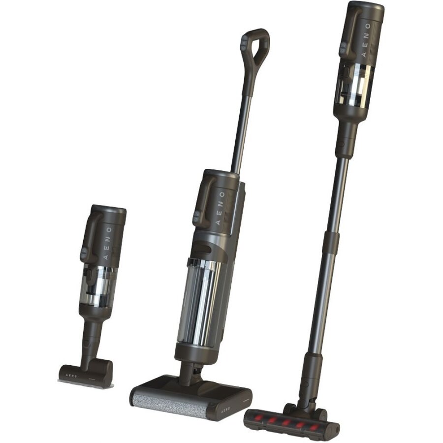 Aspirator Vertical ATC0001  Curatre Uscata Si Umeda 3-In-1 200W Li-Ion 4000mAh 14kPa Autonomie Pana La 45min Gri/Negru