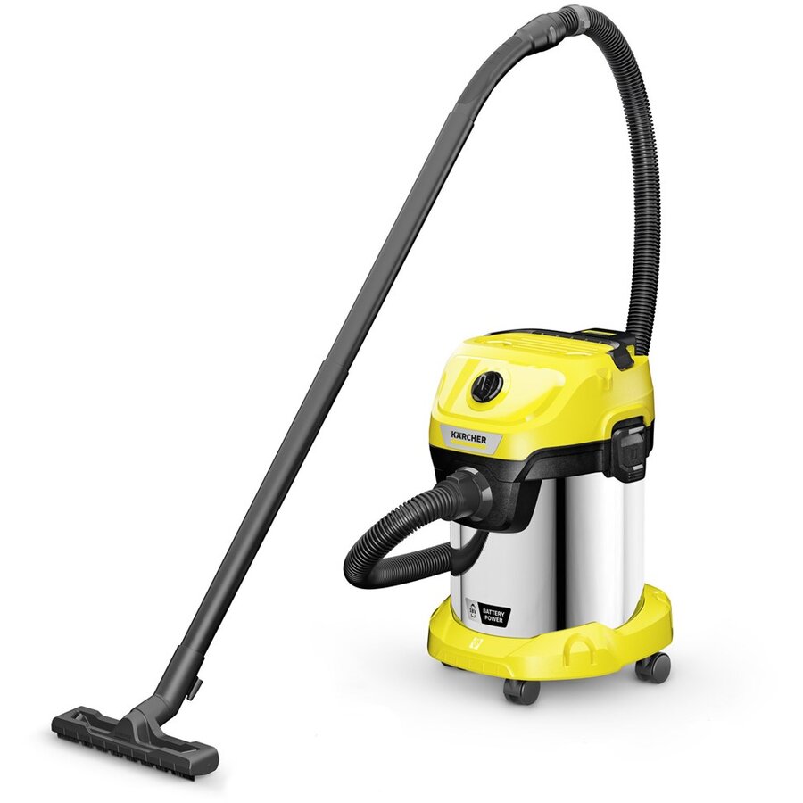 Aspirator WD 3-18 17L Drum Dry&wet 225W Dust Bag Galben