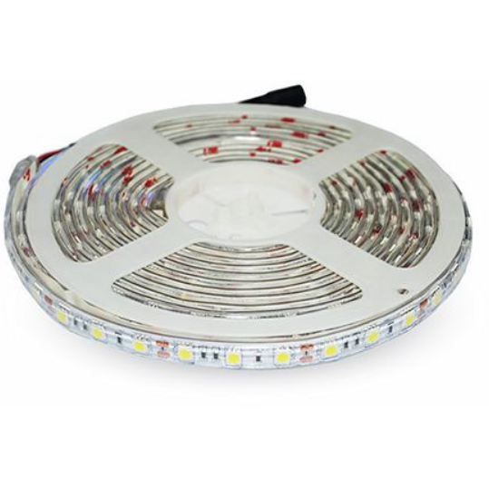 Banda LED 2144 SMD5050 30LED/M 6000K IP65 5m Alb rece