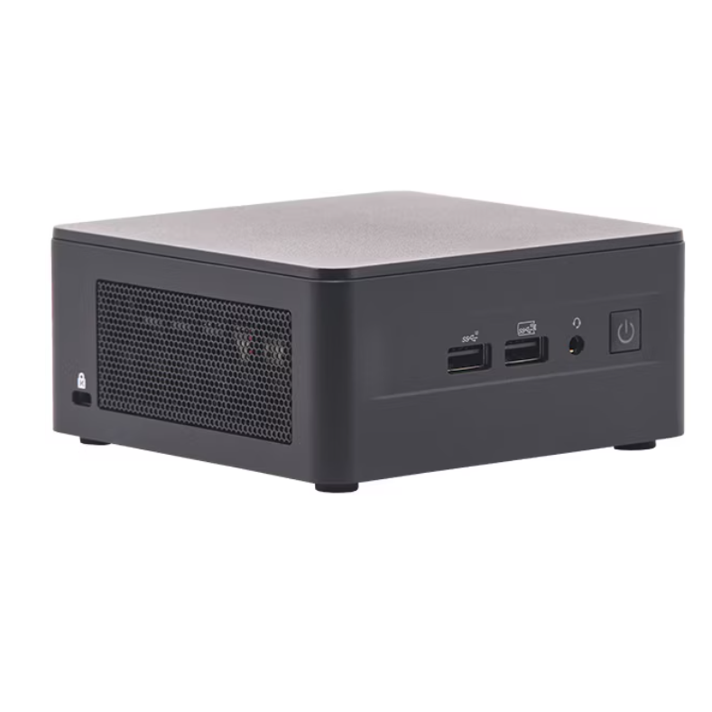 Barebone NUC 12 Pro Kit NUC12WSHi7 Intel Core i7-1260P fara RAM fara stocare No OS No cord Negru
