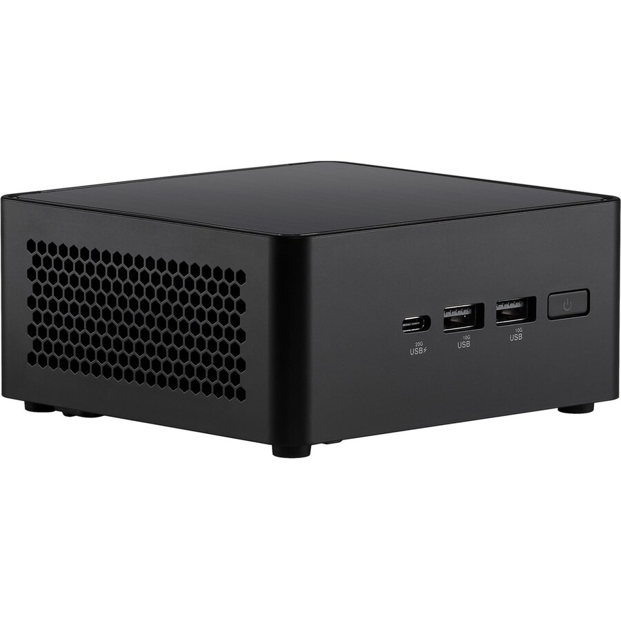 Barebone NUC 14 Pro NUC14RVHU7 Core Ultra 7 155H 4.8GHz Meteor Lake no RAM no Storage Arc Graphics Wi-Fi Bluetooth HDMI no OS Negru