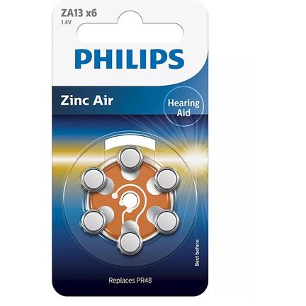 BATERIE AUDITIVA ZINC AIR BLISTER 6 BUC PHBATERIE AUDITIVA ZINC AIR BLISTER 6 BUC